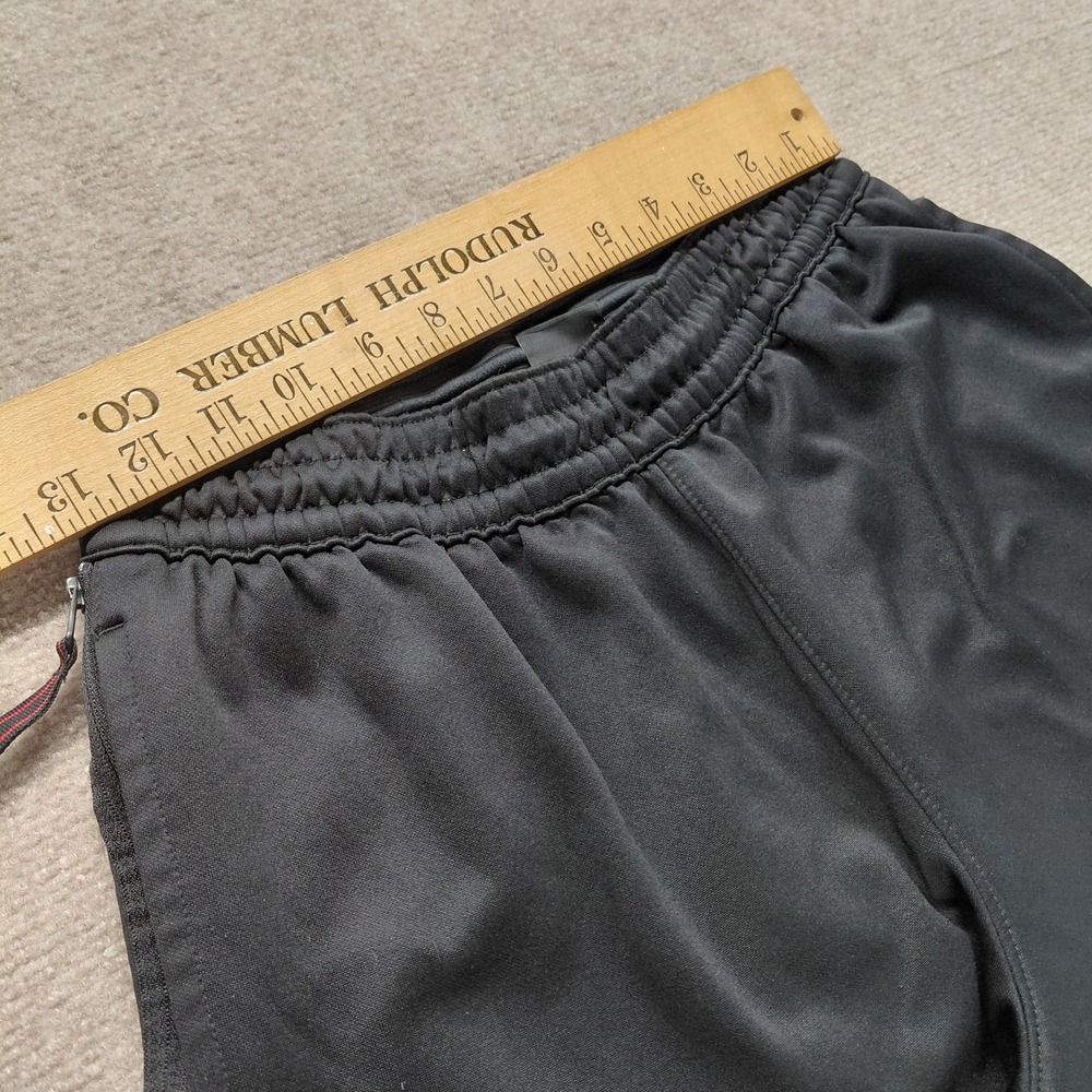 Nike Therma Big Swoosh Mens MEDIUM Pants Tapered Black White AQ2715-010 - Picture 3 of 10